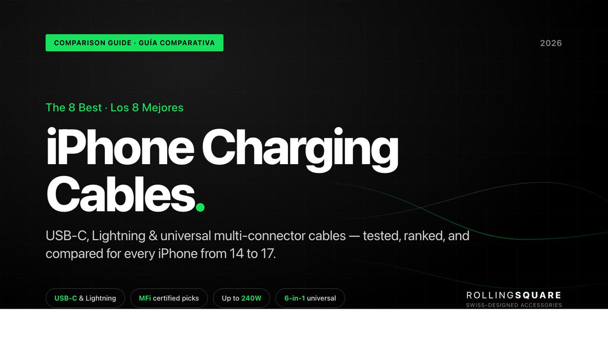 The 8 Best iPhone Charging Cables in 2026: Comparison Guide|Los 8 Mejores Cables Cargador para iPhone en 2026: Guía Comparativa